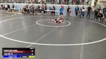 63 lbs Quarterfinal - Tab Key Iii, Rogue Wrestling Club vs Stratton Sorg, Bethel Freestyle Wrestling Club