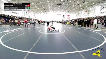 75 lbs Champ. Round 1 - Muhammad Abid, Greece Storm Wrestling vs Grey Wise, Fulton Wrestling