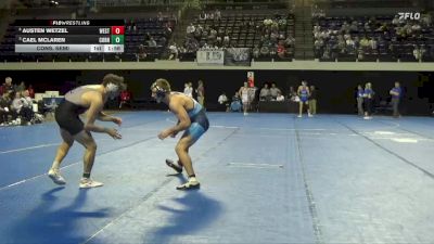 184 lbs Cons. Semi - Austen Wetzel, Westminster vs Cael Mclaren, Cornell College