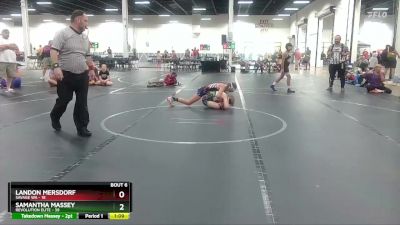 96 lbs Round 3 (4 Team) - Landon Mersdorf, Savage WA vs Samantha Massey, Revolution Elite