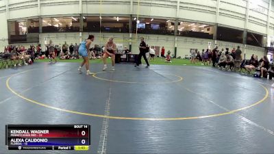 170 lbs Placement Matches (8 Team) - Kendall Wagner, Pennsylvania Red vs Alexa Calidonio, Florida