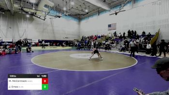 106 lbs Consi Of 8 #2 - Mike McCormack, North Bergen vs Johnny Emes, Glen Rock