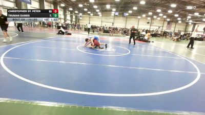 119 lbs Round Of 128 - Christopher St. Peter, MA vs Truman Dames, FL