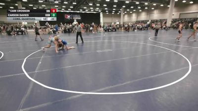 113 lbs Cons. Quarters - Cain Crosson, Sebolt Wrestling Academy vs Carson Davies, Esperanza High School Wrestling