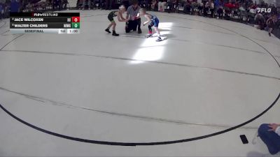 14 lbs Semifinal - Walter Childers, Nebraska Elite Wrestling Club vs Jace Wilcoxen, Sherman Challengers