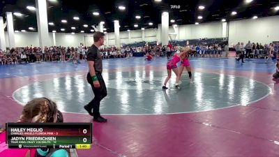 115 lbs Round 1 (8 Team) - Hailey Meglio, Charlies Angels Florida Pink vs Jadyn Friedrichsen, Team Iowa Crazy Coconuts