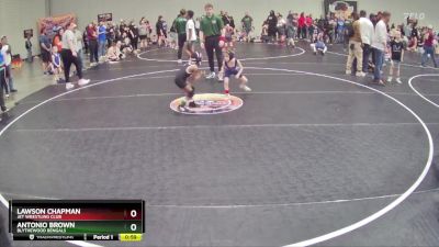 44 lbs Semifinal - Antonio Brown, Blythewood Bengals vs Lawson Chapman, Jet Wrestling Club