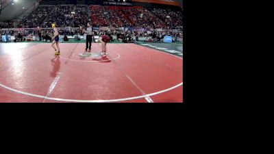 3A 98 lbs Champ. Round 1 - Cooper Gale, West Side vs Jack Jones, Ririe