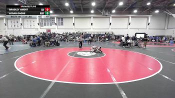 113 lbs Quarterfinal - Bradley Ament, Xavier vs Logan Gagne, Maloney