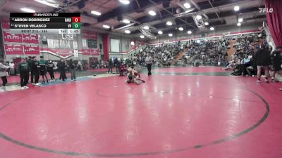 144 lbs Champ. Round 2 - Steven Velasco, Victor Valley vs Abdon Rodriguez, Barstow