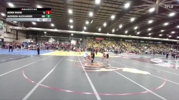 138 lbs Champ. Round 1 - Jackson Alexander, Bison Wrestling Club vs Aiden Rudie, Team Champs