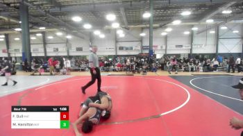 102 lbs Semifinal - Forest Dull, Mat Time vs Mercer Hamilton, Mat Demon WC