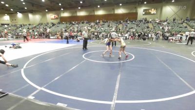 80 lbs Consi Of 4 - Evangeline Lively, Lassen Wrestling Association vs Giselle Campbell, Redwave WC