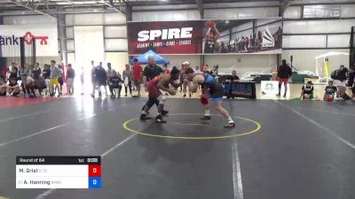 86 kg Round Of 64 - Marcus Grist, O Town Wrestling Club vs Aiden Hanning, Spartan Combat RTC