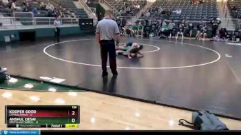 126 lbs Placement Matches (16 Team) - Anshul Desai, Southlake Carroll vs Kooper Good, Cypress Ranch