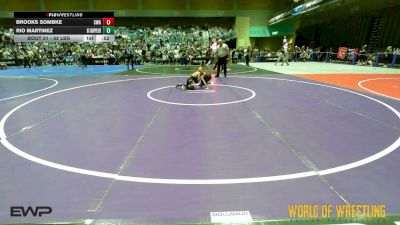 52 lbs Quarterfinal - Brooks Sombke, Sniper Wrestling Academy vs Rio Martinez, Douglas County Grapplers Wrestling Club