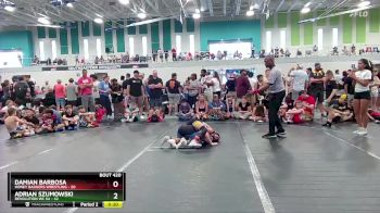 88-92 lbs Round 2 - Damian Barbosa, Honey Badgers Wrestling vs Adrian Szumowski, REVOLUTION WC NJ