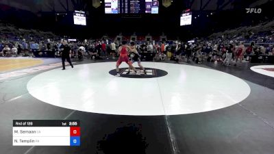 190 lbs Rnd Of 128 - Mitchell Semaan, CA vs Noah Templin, PA