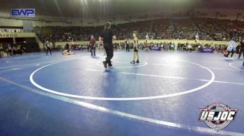 70 lbs Round Of 16 - Jaxson Williams, Tecumseh Youth Wrestling vs Kyndall Nicholson, Mustang Bronco Wrestling Club