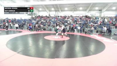 285 lbs Champ. Round 1 - Micheal Ochoa, Roy vs Guy Conklin, South Summit