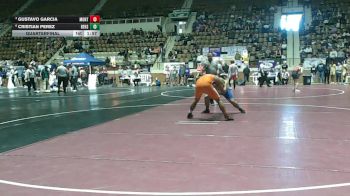 5A 215 lbs Quarterfinal - Gustavo Garcia, Montevallo vs Cristian Perez, Beauregard HS