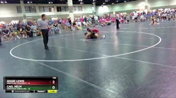 132 lbs Round 1 (6 Team) - Cael Helm, Hernando Wrestling vs Amari Lewis, Wrestling University