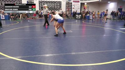 124 lbs Consy 4 - Madison Miarki, Cleveland-TN vs Braylee Jones, Parkersburg South-WV