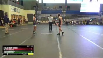 145 lbs Cons. Semi - Noah Bernstein, Boys` Latin School vs Adonis Dixon, Saint Mary`s Ryken