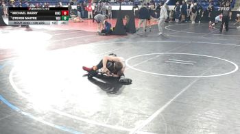 126 lbs Consi Of 4 - Michael Barry, Wakefield vs Steven Maitre, Woburn