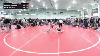 90 lbs 3rd Place - Matthew Sheehan, Rogue Wrestling Club-MS vs Kaleb Pollock, Northern Elite-MS