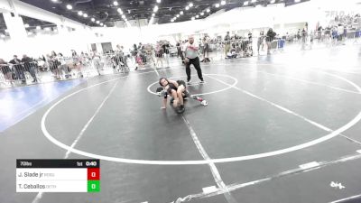 70 lbs Quarterfinal - Jesse Slade Jr, Rogue Nation vs Tallan Ceballos, Dethrone WC