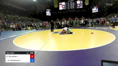 190 lbs Cons 32 #2 - Ryan Schneider, CT vs Nevin Mattessich, NJ