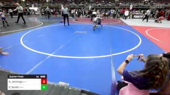 58 lbs Quarterfinal - Alexander Jennings, No Team vs Owen Smith, Arvada West