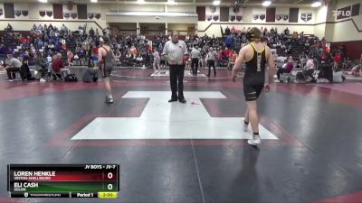 JV-7 lbs Semifinal - Loren Henkle, Vinton-Shellsburg vs Eli Cash, Solon