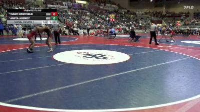 5A 125 lbs Cons. Round 1 - Tianti Whitfield, Searcy vs Amiya Aubrey, Arkansas High School