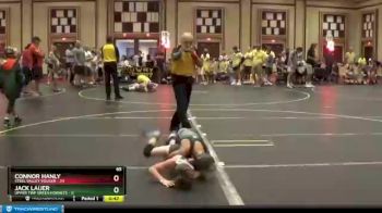 65 lbs Finals (8 Team) - Connor Hanly, Steel Valley Vouger vs Jack Lauer, Upper Twp Green Hornets