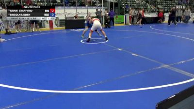 157 lbs Cons. Sub-semis - Grant Stanford, Moen Wrestling Academy vs Lincoln Linden, Woodbury Central
