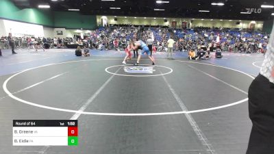 175 lbs Round Of 64 - Brady Greene, VA vs Blaise Eidle, PA