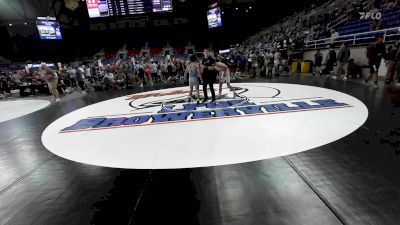 120 lbs Cons 64 #2 - Taegan Gilmore, OH vs Gabriel Sherrell, KS