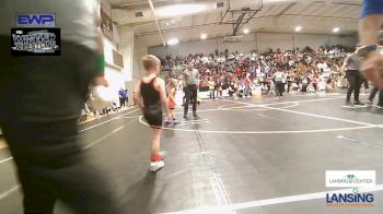 46 lbs Consi Of 8 #1 - Hudson Teel, Sperry Wrestling Club vs Evelyn Shimonek, Pawhuska Elks Takedown