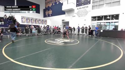 126 lbs Cons. Round 7 - Caden Garriott, South Torrance vs Jesse Quiroz, Eleanor Roosevelt