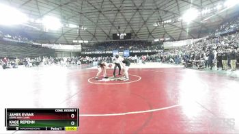 4A 190 lbs Cons. Round 1 - James Evans, Lewis And Clark vs Kage Repenn, Tahoma