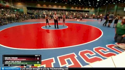 84-86 lbs Round 1 - Devin Teran, Silver State Wrestling Academy vs Leium Delacruz, Greenwave Youth Wrestling Club