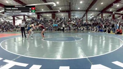 105 lbs Cons. Round 1 - Hazel Garcia, Desert Oasis vs Paisley Clemons, Boulder City