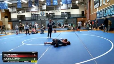 80-88 lbs Round 5 - Caysen Szerszen, Fremont Wrestling Club vs Nolan Blakey, Empire Battle School