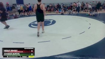 250 lbs Quarterfinal - Kaydence Burton, WV Stampede Wrestling Club vs Wesley Braddy, Cheatham County Wrestling Club