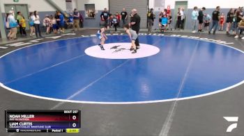 63 lbs Round 3 - Liam Curtis, Chugach Eagles Wrestling Club vs Noah Miller, Mat-Su Matmen