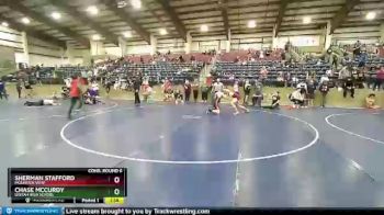 168 lbs Cons. Round 6 - Sherman Stafford, Mountain View vs Chase McCurdy, Uintah High School