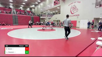 132 lbs Quarterfinal - Logan Dawson, Lowell vs Sontonio Sessa, Crown Point