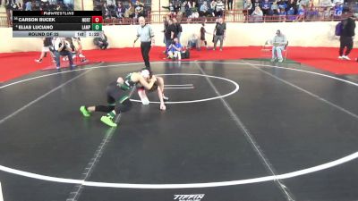 100_B lbs Round Of 32 - Carson Bucek, Northern York vs Elias Luciano, Lampeter-Strasburg